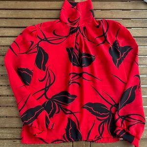 Vintage "Get into the Clik" blouse tagged large